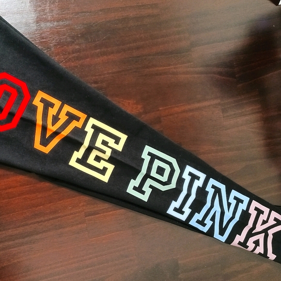NWOT PINK VS LOGO LEGGING S - Picture 4 of 4